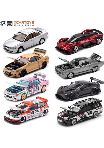 Xcartoys Pop Yarışı 1/64 Mercedes Lambocini Ramo Yaris Aston Martin Nissan Honda Arabalar Alaşım Oyuncaklar Pres Döküm Modeli Çocuk Oyuncakları Erkek (Yurt Dışından) modelleri