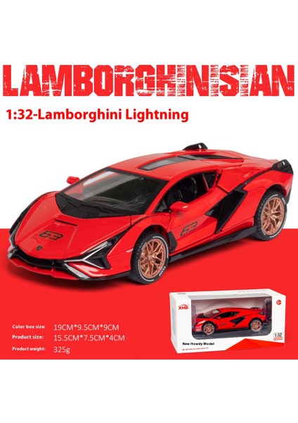 1:32 Lamborghini Sıan Alaşım Spor Araba Modeli Pres Döküm Araba Merkezi Kontrol Süsler Trendy Süsler Hobi Ürünleri Hediye Toplayın (Yurt Dışından)