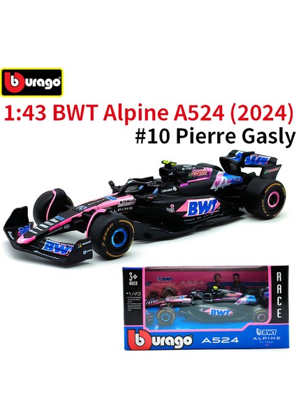 Bburago 1:43 2024 F1 Mclaren MCL38 Monaco Grand Prix F1 Alaşım Minyatür Döküm Model # 4 # 81'in Lando Norris'i F1 Araba Oyuncakları Hediye (Yurt Dışından)