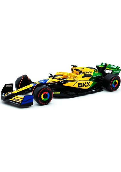 Bburago 1:43 2024 F1 Mclaren MCL38 Monaco Grand Prix F1 Alaşım Minyatür Döküm Model # 4 # 81'in Lando Norris'i F1 Araba Oyuncakları Hediye (Yurt Dışından) modelleri