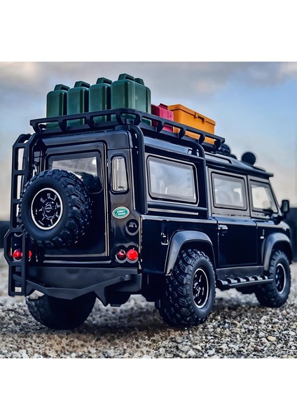 1:32 Land Rover Defender Van Off Road Alaşım Pres Döküm Model Araç Ses ve Işık Açık Hobi Dekoratif Süsler Arkadaşla Hediyeler (Yurt Dışından) modelleri