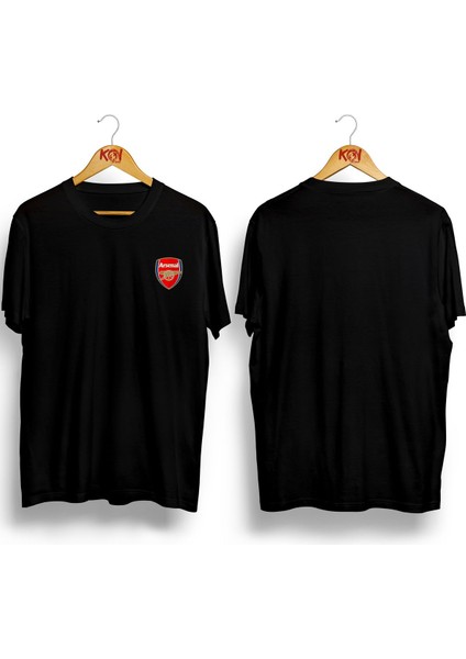 Arsenal Logo / Erkek Siyah Renk T-Shirt / %100 Pamuk Premium Quality / Regular Fit fiyatları