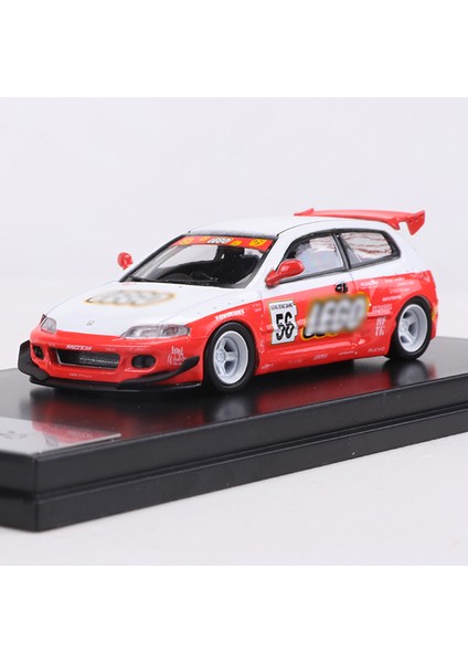 Fuji 1:64 Roket Tavşanı Civic Eg6 Geniş Gövde Alaşım Model Araba (Yurt Dışından)