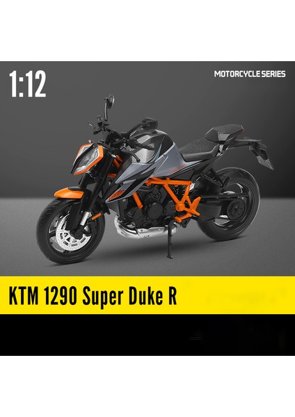 1:12 Ktm 1290 Süper Duke R Alaşım Spor Motosiklet Modeli Döküm Sokak Parça Yarışı Motosiklet Modeli Simülasyon Çocuk Oyuncakları Hediye (Yurt Dışından)