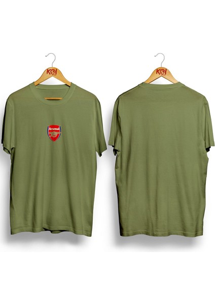 Arsenal Arma / Erkek Haki Yeşil Renk T-Shirt / %100 Pamuk Premium Quality / Regular Fit fiyatları