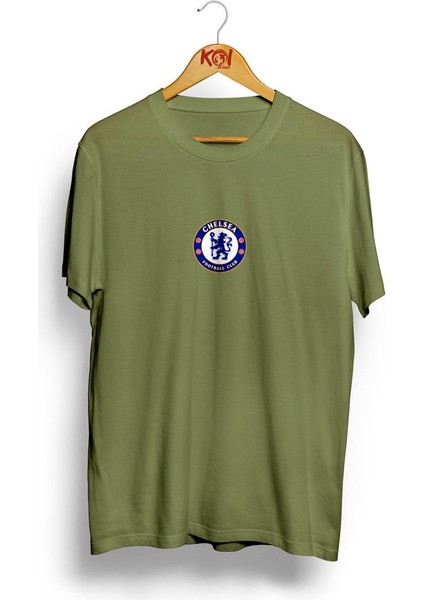 Chelsea Arma / Erkek Haki Yeşil Renk T-Shirt / %100 Pamuk Premium Quality / Regular Fit fiyatları