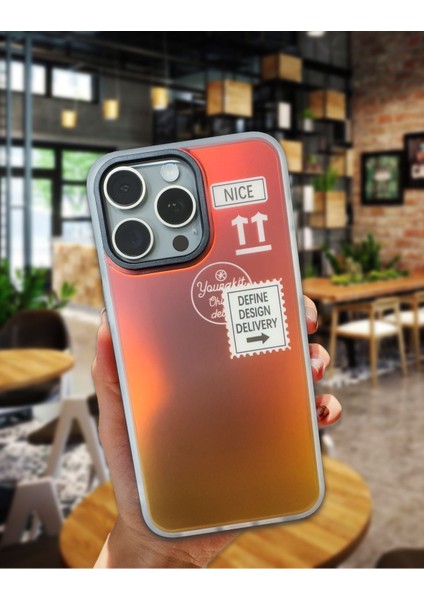 iPhone 15 Pro Max Uyumlu Hassas Tuşlu Hologramlı Kılıf