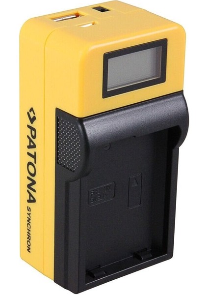 Senkron LCD Ekranlı USB Şarj Cihazı Canon LPE12 Için modelleri