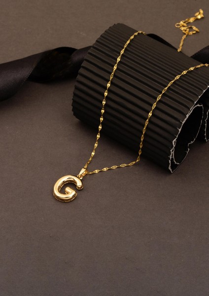 G Balon Harf 14 Ayar Altın Kolye fırsatları