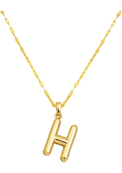 Balon H Harfi Altın Kolye 14 Ayar