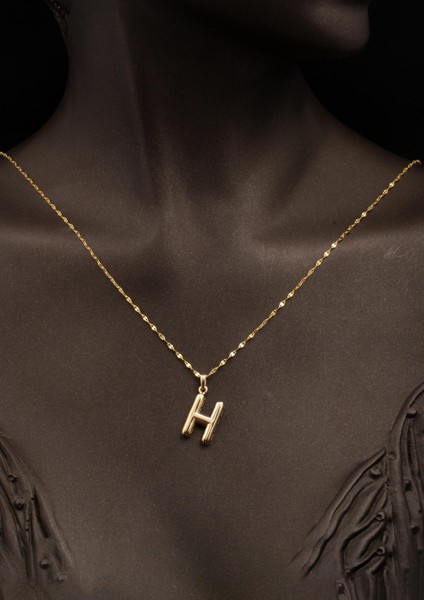 Balon H Harfi Altın Kolye 14 Ayar fiyatları
