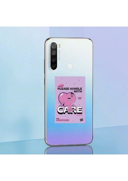 Xiaomi Note 8 Uyumlu Özel Tasarım Baskılı Ince Şeffaf Telefon Kılıfı