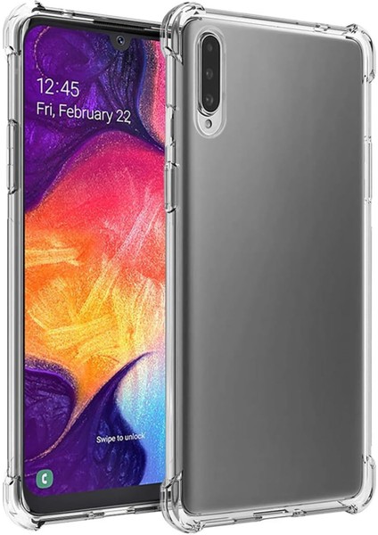 Samsung Galaxy A50 Uyumlu Köşe Korumalı Şeffaf Kılıf fiyatları