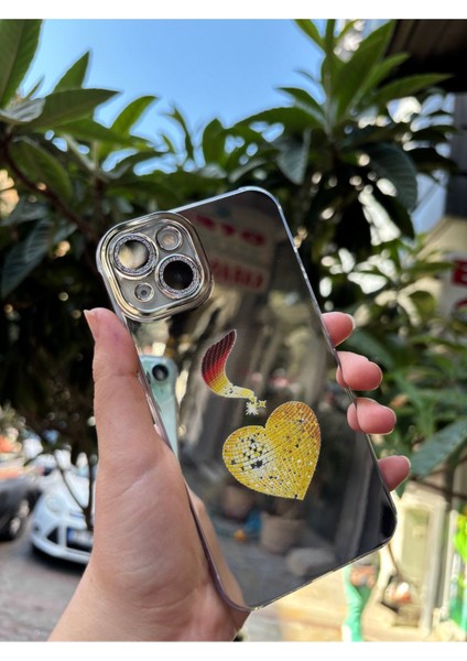 iPhone 13 Uyumlu Lens Korumalı Aynalı Özel Baskılı Lüks Kılıf fiyatları