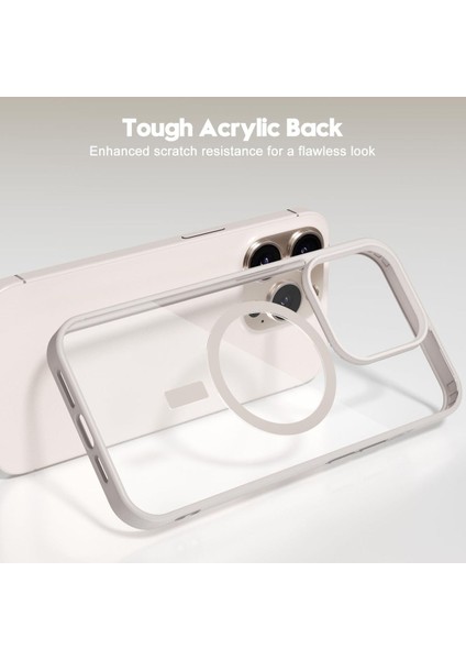 iPhone 15 Pro Uyumlu Kamera Çıkıntılı Şarj Destekli Kenarı Renkli Hassas Butonlu Magsafe Kılıf fiyatları
