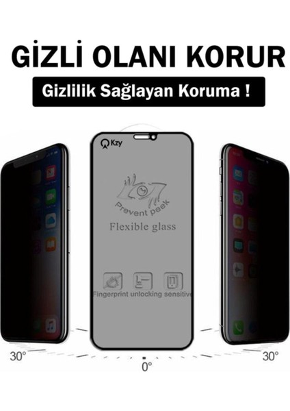 Iphone 12 Pro Max Privacy Seramik Tam Kaplayan Ekran Koruyucu modelleri