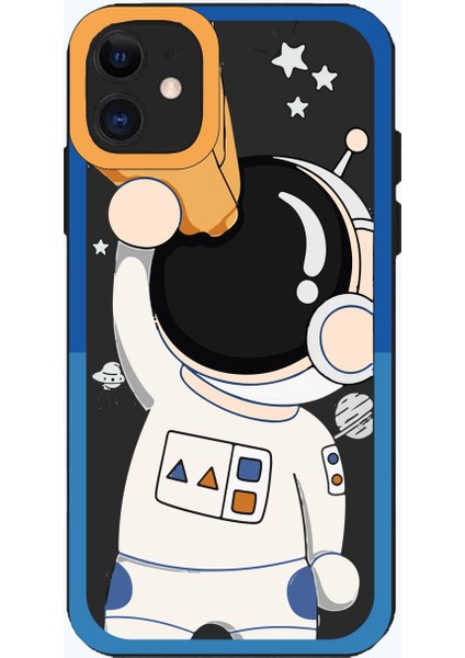 Iphone 11 Uyumlu Özel Tasarım Içi Kadifeli Siyah Lansman Kılıf