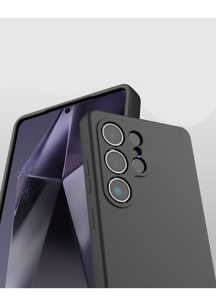 Samsung Galaxy S25 Ultra Uyumlu Içi Kadife Kaplı Dışı Yumuşak Renkli Lansman Kılıf