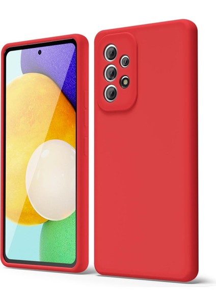 Samsung Galaxy A52 Uyumlu Içi Kadifeli Lüx Kamera Korumalı Lansman Kılıf