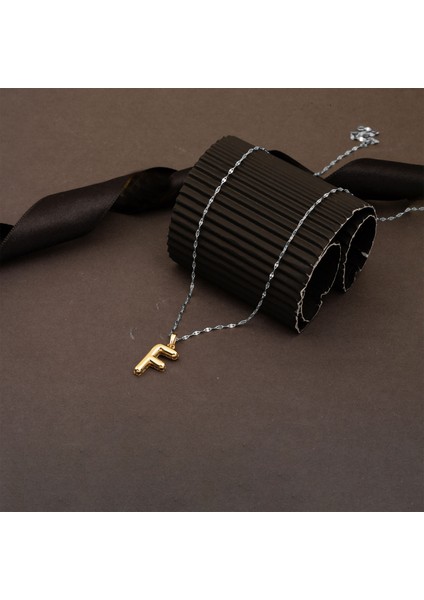 14 Ayar Altın Balon F Harfi Kolye Ucu fırsatları