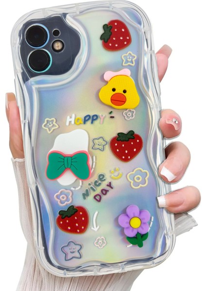 iPhone 11 Uyumlu Özel Tasarım Baskılı 3D Oyuncaklı Esnek Silikon Kılıf