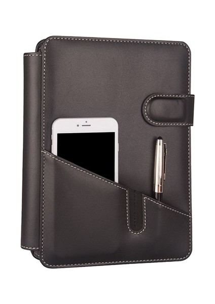 2026 YENİ YIL Tarihli Günlük Çizgili 17X24 cm Iç Ajandalı Telefon Kılıfı Kapaklı Deri Organizer