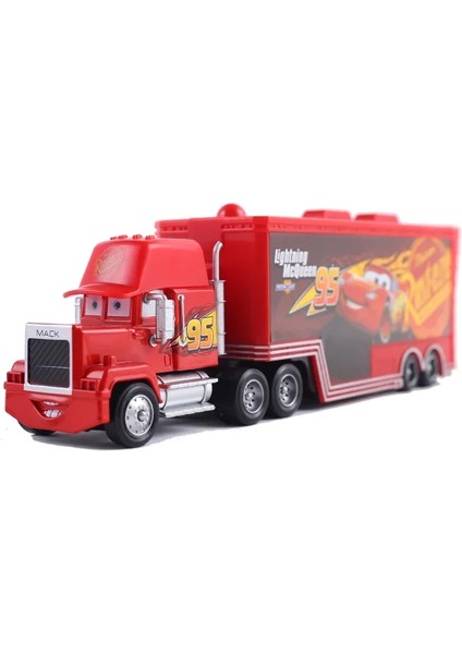 2025 Cars 2 Disney Pixar Car 3 Lightning Mcqueen Mack Uncle Jackson Storm Truck Diecast Dinoco Metal Toys Gift For Children Kids (Yurt Dışından)