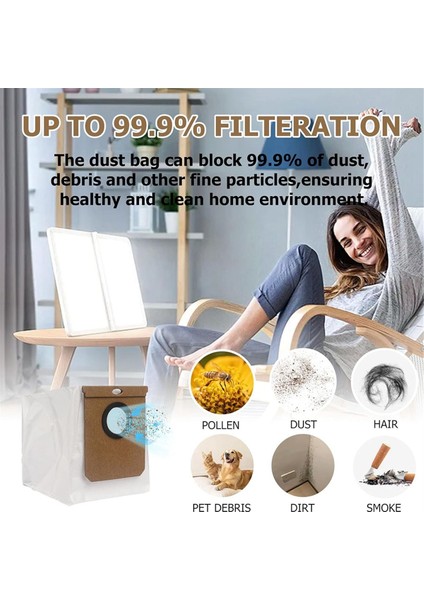 Eufy L50 Ses/ L60 Ses Için Conga Home 10000/8090 Ultra/ 9090 Aı Için 9'lu Paket 2,5 L Büyük Vakumlu Toz Torbası Değişimi (Yurt Dışından) fiyatları