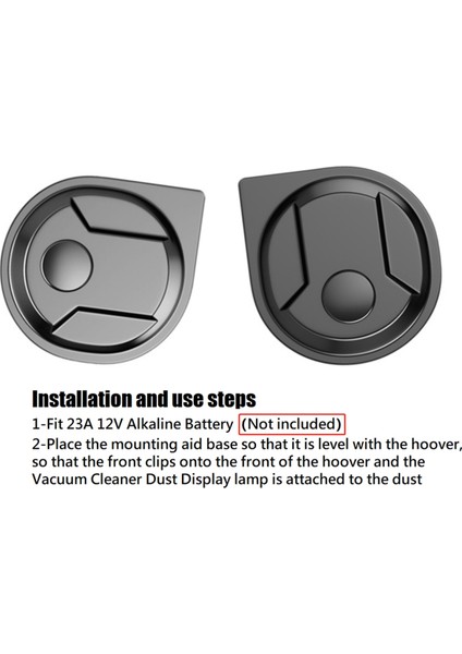 Elektrikli Süpürge Toz Işıkları Pil Gizli Evcil Hayvan Tüyleri Kedi Köpek Tüyleri Toz Göstergesi LED Lamba Evrensel Elektrikli Süpürge Parçaları-A (Yurt Dışından) indirimleri