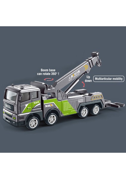 1/50 Model Araba Buldozer Kamyon Ekskavatör Vinç Forklift Inşaat Mühendisliği Araç Oyuncaklar Boys Çocuklar Için Eğitici Oyuncaklar (Yurt Dışından)