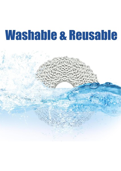 Roborock Q Revo/qrevo Maxv/qrevo Pro/qrevo S Elektrikli Süpürge Parçaları Için 10 Adet Yıkanabilir Mikrofiber Paspas Bezi (Yurt Dışından) modelleri