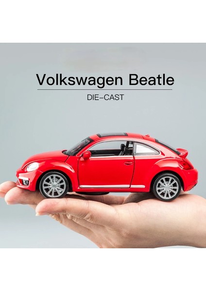1:32 Volkswagen Beetle Araba Modeli Koleksiyonu Alaşım Pres Döküm Oyuncak Arabalar Çocuklar Için Çocuk Oyuncak Hediyeler Pres Döküm ve Oyuncak Araçlar A134 (Yurt Dışından) modelleri