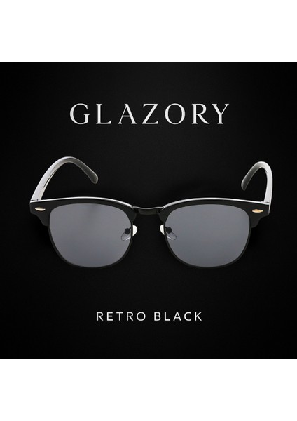Retro Black Uniseks Güneş Gözlüğü