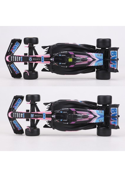 Burago 1:43 A524 Alp F1 Takımı Bahreyn/japonya Istasyonu Yarış Arabası No.10/no.31 Alaşım Model Araba (Yurt Dışından) modelleri