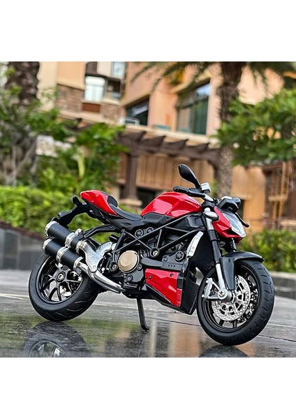 1/12 Ducati Panigale V4S Yarış Kros Motosiklet Modeli Simülasyon Alaşım Oyuncak Sokak Motosiklet Modeli Koleksiyonu Çocuklar Hediye (Yurt Dışından)