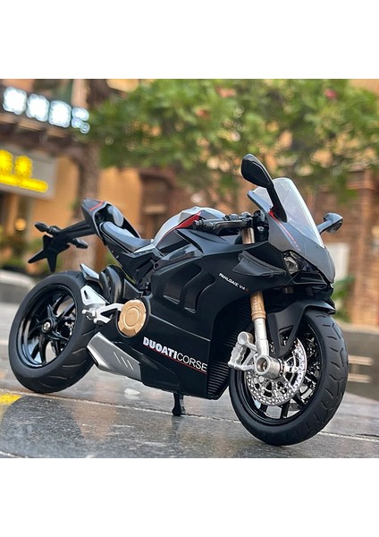 1/12 Ducati Panigale V4S Yarış Kros Motosiklet Modeli Simülasyon Alaşım Oyuncak Sokak Motosiklet Modeli Koleksiyonu Çocuklar Hediye (Yurt Dışından) modelleri