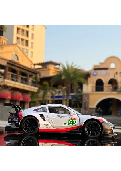 1:32 Porsche 911 Porsche Rsr Mavi Araba Alaşım Araba Modeli Simülasyon Araba Dekorasyon Koleksiyonu Hediye Oyuncak Döküm Modeli Çocuk Oyuncak (Yurt Dışından) fırsatları