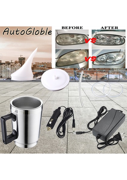 Araba Far Tamir Aracı Isıtma Fincan Araba Far Bakım Aracı 800 ml Araba Far Parlatma Sıvısı Polimer Araba Tamir Ürünleri (Yurt Dışından) fiyatları