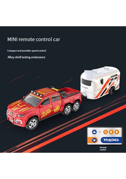 1/64 Mini Rc Araba 2.4g Uzaktan Kumanda Arabalar Sürüklenen Alaşım Kamyon Modeli Işık ile Off-Road Araç Çocuk Oyuncakları Boys Için Çocuk Hediye (Yurt Dışından)