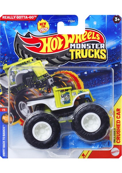 Mattel Hot Wheels 1/64 Monster Trucks Serisi 2025 Mix A B Serisi Koleksiyon Araba Oyuncaklar Döküm Araç (Yurt Dışından)