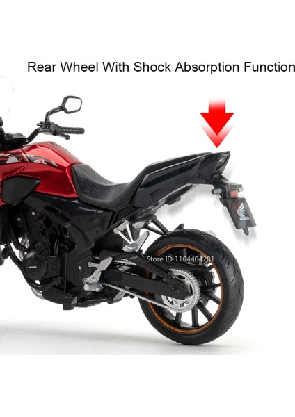 1:12 Honda CB400X CBR1000RR Alaşım Motosiklet Model Oyuncak Araba Döküm Metal Kauçuk Lastikler Ön Tekerlek Direksiyon Arabalar Ev Dekorasyon (Yurt Dışından) fırsatları