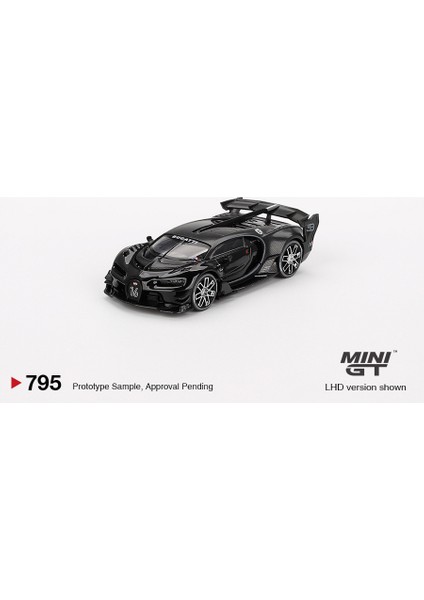 Mınıgt 1/64 Bugatti Vision Gran Turismo Siyah MGT00795-CH Arabalar Alaşım Döküm Metal Modeli Çocuklar Noel Hediyesi Oyuncaklar Boys Için (Yurt Dışından) fiyatları