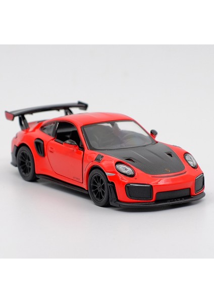 Kinsmart Porsche 911 Gt2 Rs Spor Araba Alaşım Pres Döküm Model Araç 1/36 Oyuncak Geri Çekin Çocuk Hediyeler Için Oyuncak Koleksiyonu (Yurt Dışından)