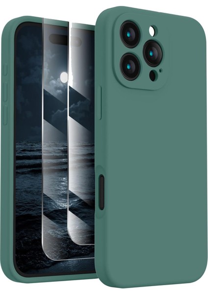 iPhone 16 Pro Uyumlu Içi Kadifeli Kamera Korumalı Lansman Kılıf