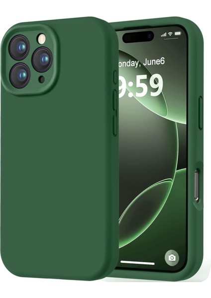 iPhone 16 Pro Uyumlu Içi Kadifeli Kamera Korumalı Lansman Kılıf modelleri