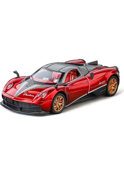 1:32 Pagani Huayra Bc Supercar Alaşım Metal Pres Döküm Model Araba Kütüphanesi Statik Ses ve Işık Süsler Erkek Arkadaşı Için Doğum Günü Hediyesi (Yurt Dışından)