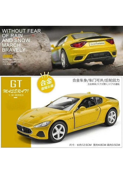 Makeda1:36 Maserati Gran Turismo Mc Yüksek Simülasyon Zarif Diecast Oyuncak Araçlar Araba Styling Alaşım Araba Modeli Oyuncak Arabalar F38 (Yurt Dışından)