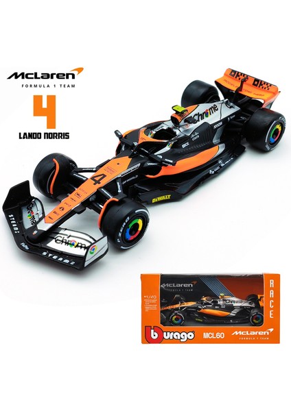 Bburago 1:43 2024 RB20 SF24 W14 W13 SF23 MCL60 RB19 RB18 W12 F1 Yarış Formülü Araba Statik Simülasyon Döküm Alaşım Model Araba (Yurt Dışından)