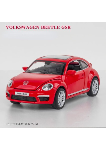 1:32 Volkswagen Beetle Gsr Yüksek Simülasyon Pres Döküm Araba Metal Alaşım Model Araba Çocuk Oyuncakları Koleksiyonu Hediyeler A134 (Yurt Dışından)