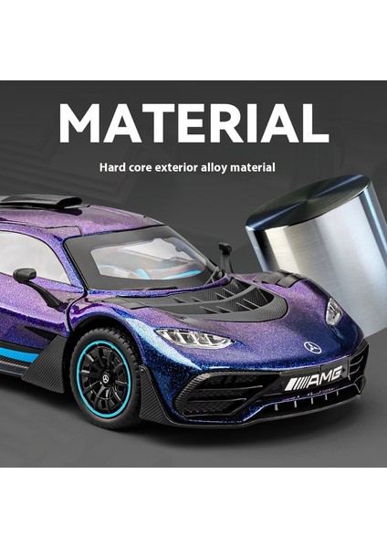 1:24 Mercedes Benz Amg One Yarış Alaşım Pres Döküm Model Araç Ses ve Işık Bilgisayar Sunucusu Dıy Süsler Moda Arkadaş Erkek Için Hediye (Yurt Dışından) fırsatları